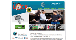 Desktop Screenshot of carkeylocksmith-houston.com